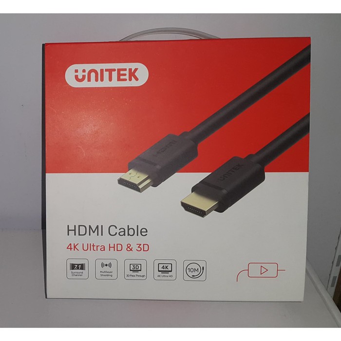 UNITEK HDMI CABLE 4K ULTRA HD &amp; 3D 10 METER