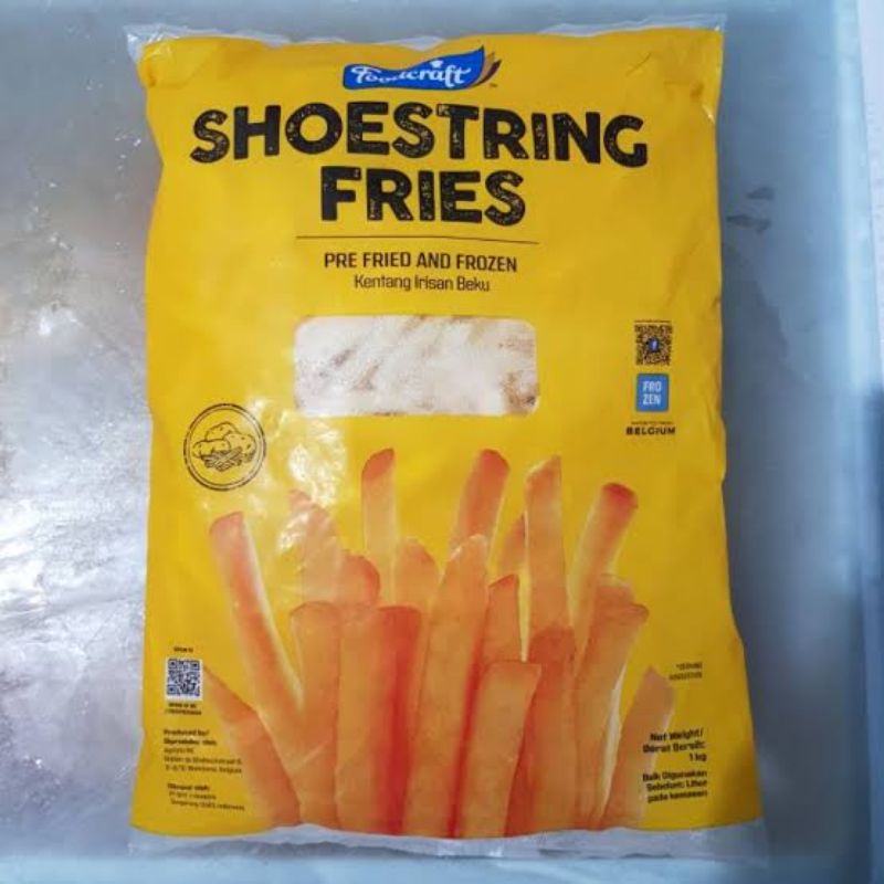 KENTANG GORENG FROZEN FOOD (SHOESTRING FRIES) 1KG