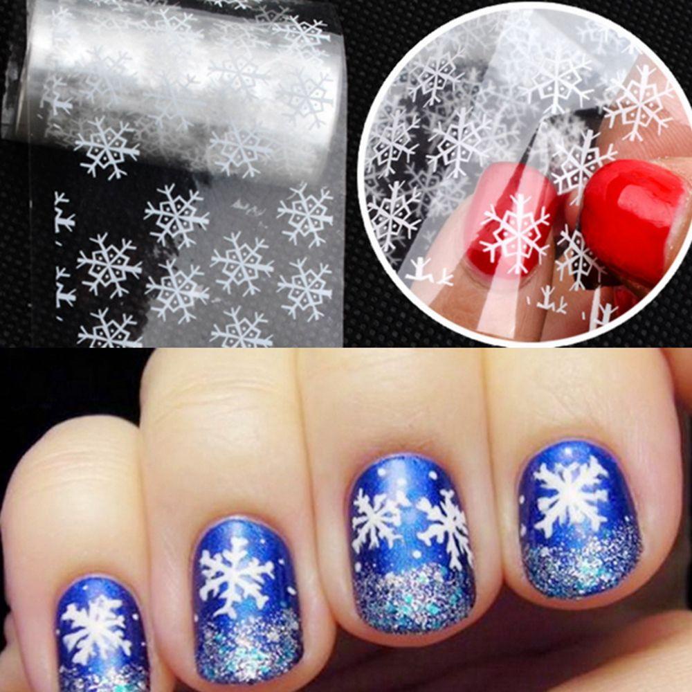 R-FLOWER Stiker Nail Art XMAS Hadiah Wanita Makeup Craft