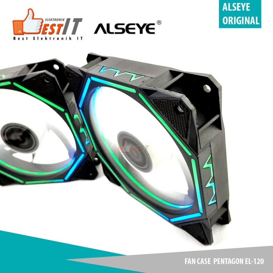 Alseye Fan Case Pentagon EL-120 A-RGB Kit Controller - ( isi 3pcs )