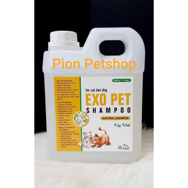 EXO Natural Shampo 1 liter (untuk anjing dan kucing)