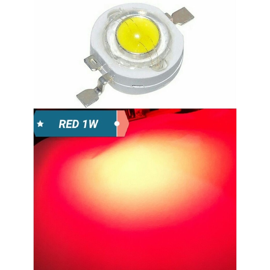 [DSP-9054] HPL LED 1 WATT ALL COLOR AQUASCAPE RED 625nM