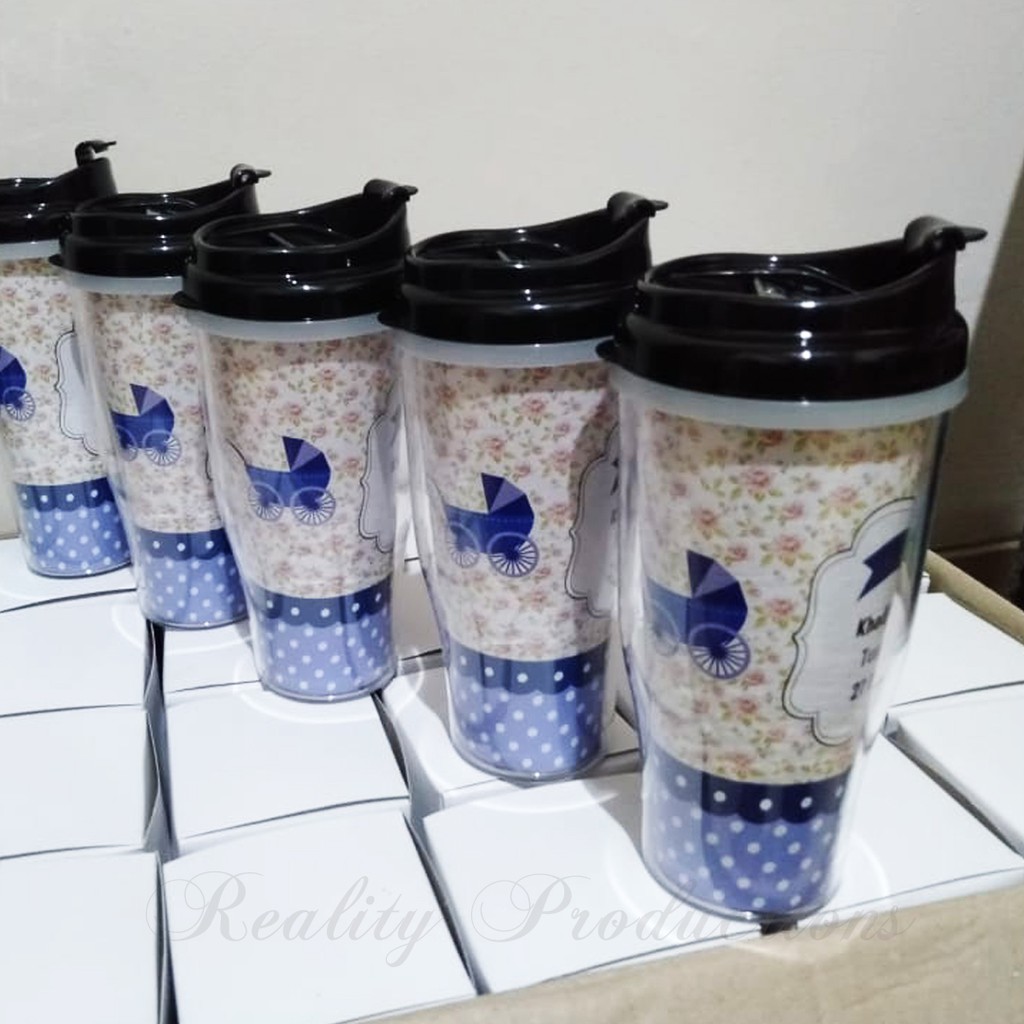 Cetak Tumbler untuk Souvenir Aqiqah Hampers Ulang Tahun Grosir Minimal 24 pcs