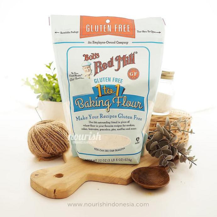 

Bob'S Red Mill, 1 To 1 Baking Flour, 22 Oz (623 G) Gluten Free