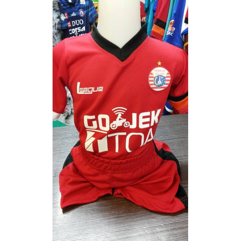 PROMO Jersey Persija Kids Home Setelan anak 2017 2018 GO grade ori Indonesia TERLARIS