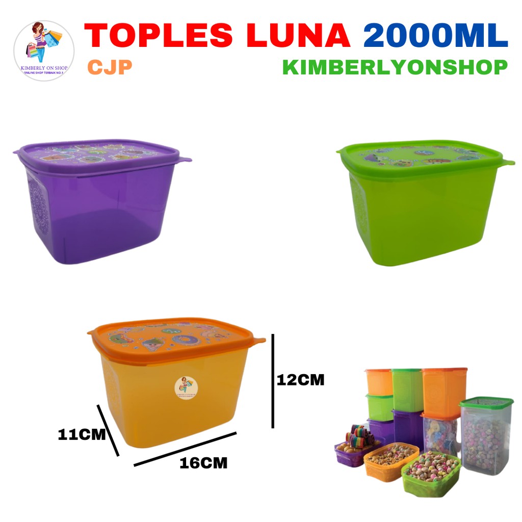 KimberlyonshopToples /Sealware Luna Toples Plastik 2000ML CJP