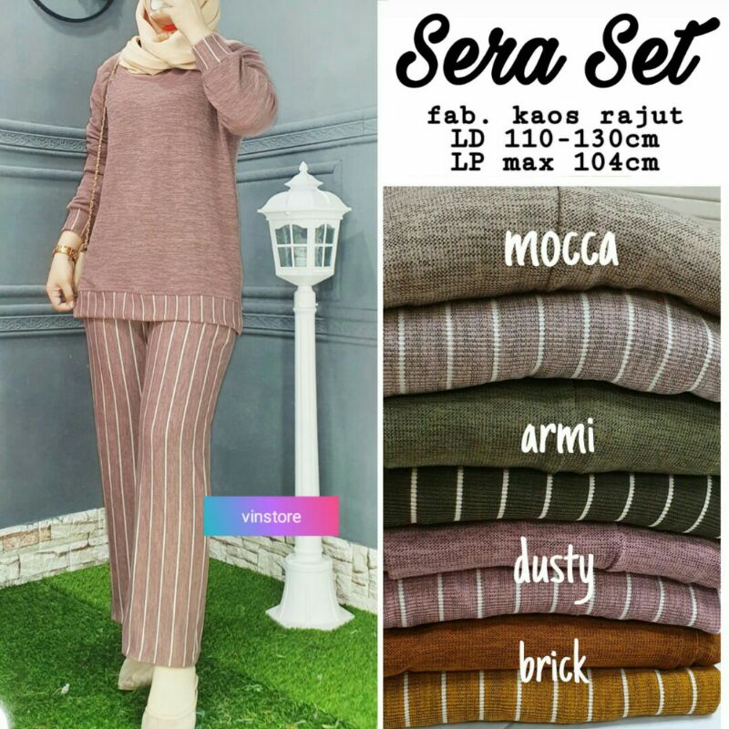 SERA Set (top &amp; celana) II Vinstore