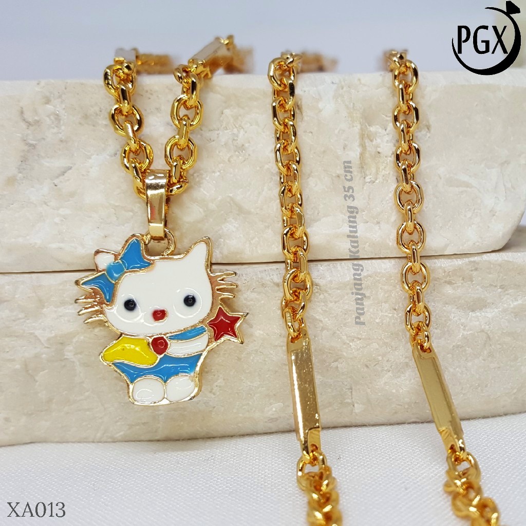 PGX Kalung Anak Perempuan Xuping Lapis Emas Aksesoris Fashion Perhiasan Premium - XA013