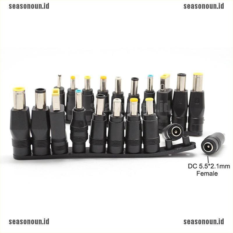 【sea】Tips Universal Jack DC 5.5mmx2.1mm Connectors Charger Converter Laptop Adapter