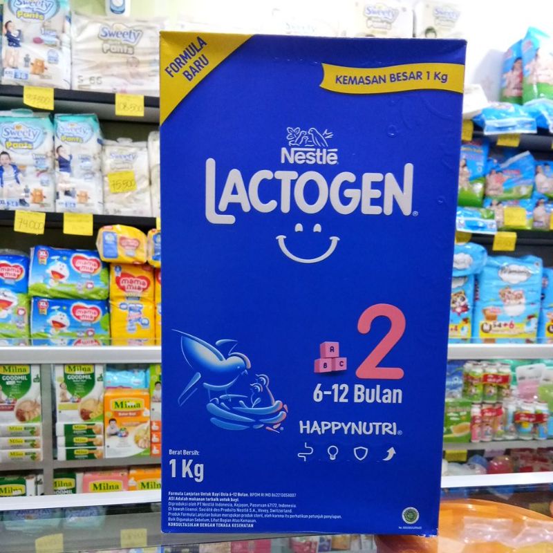 LACTOGEN 1 (0-6BULAN), 2(6-12BULAN) 1KG