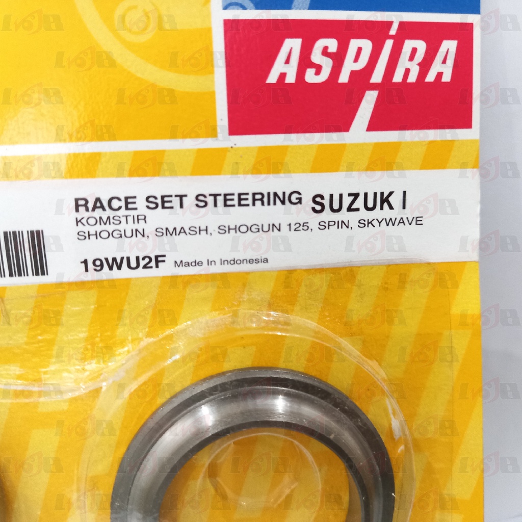 Aspira Komstir Smash Shogun Satria R Skywave Bearing Laher Mangkuk Stang Assy Comstir Motor Sepasang