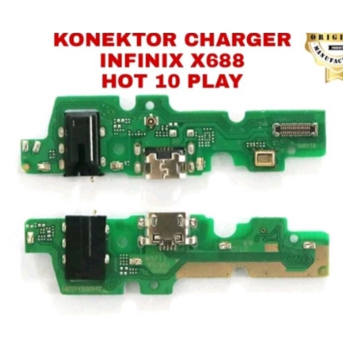 Fleksibel Flexibel Flexible Papan PCB Con Cas Con TC Konektor Charger Infinix hot 10 Play X688 X668C