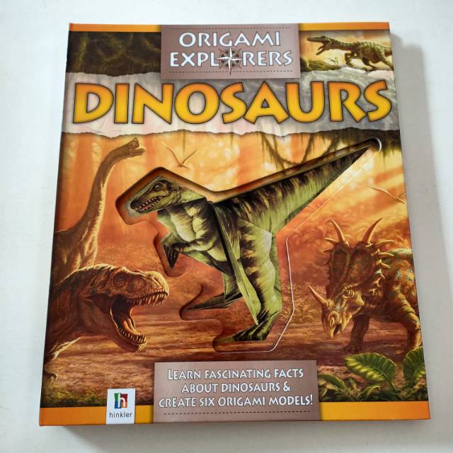 Origami Explorers: DINOSAURS (Reference & Activity Book)