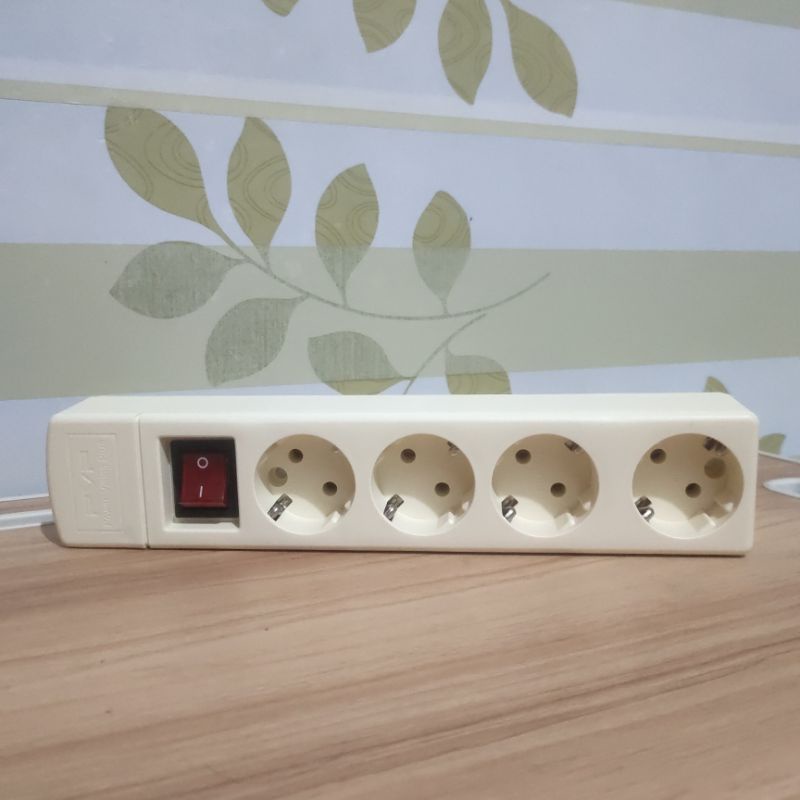 Stop kontak Saklar switch on/off Terminal listrik Lubang 4 asli kuningan murah berkualitas Bayar di Tempat