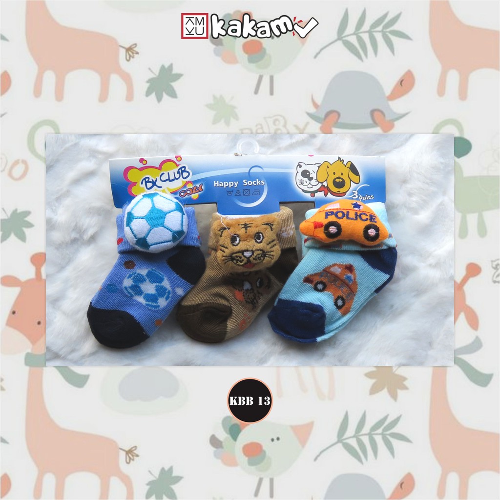 Kakamu Kaos Kaki Bayi Boneka 3 Pasang