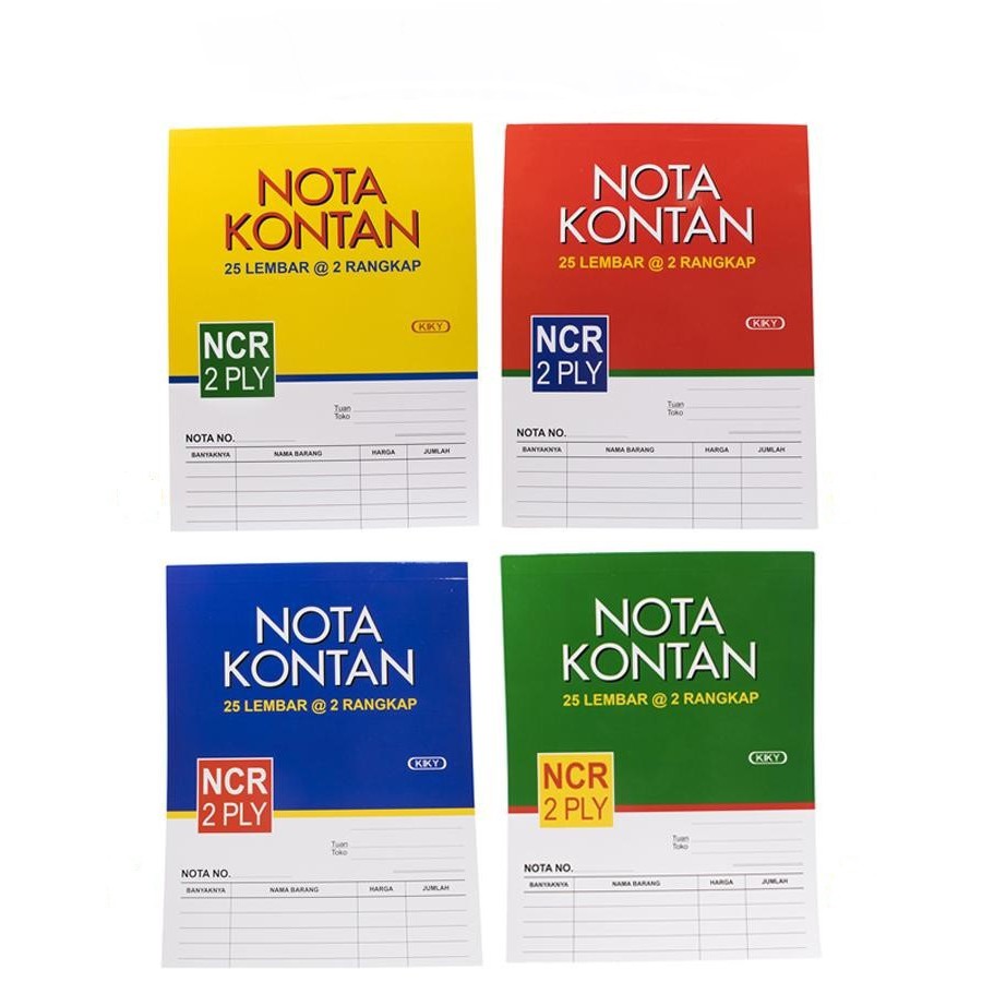 

Buku Nota Kontan KIKY 2 PLY / Rangkap Besar (160x210mm) per BUKU