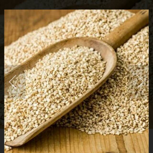 

Wijen putih pilihan per 1 kg