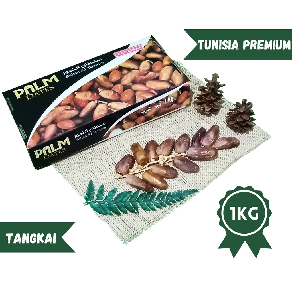 

Kurma Palm Dates Tangkai 1 Kg / Kemasan Dus
