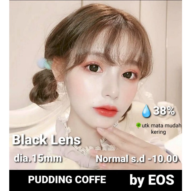 SOFTLENS PUDDING COFFE by EOS NORMAL MINUS s.d -10.00.  Made in KOREA