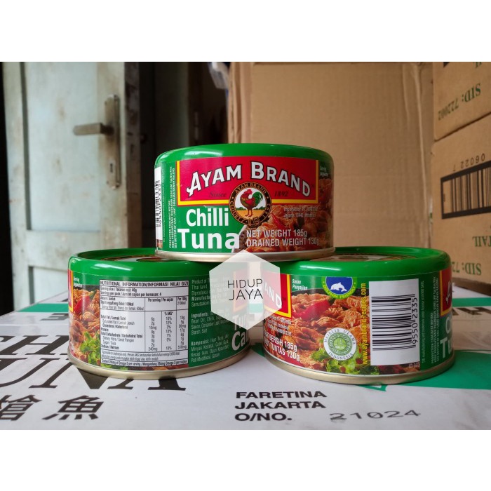 

Gg01Hh Ayam Brand Chilli Tuna 185Gr Ds01Gkk