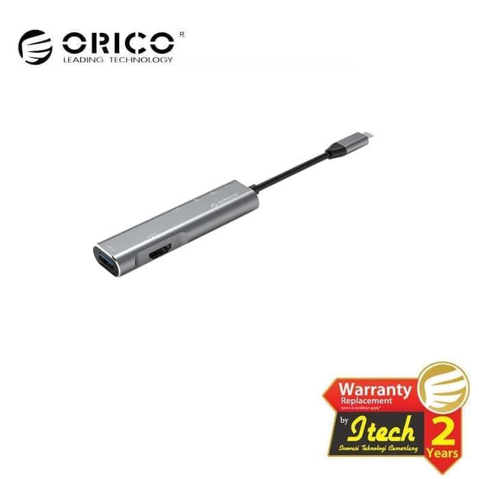 Promo ORICO CLH-W3 Type-C to USB 3.0 4K HDMI PD Charge Hub TF SD Card Read Murah