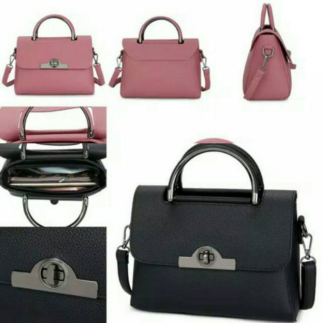 Z1278 #TAS IMPORT MURAH RED BEAN, BLACK