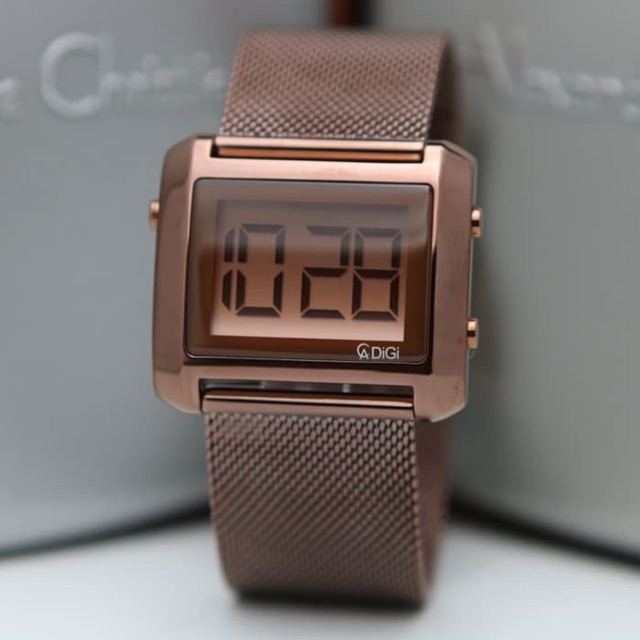 Jam Tangan Wanita Alexandre Christie AC 9230 Brown Original Garansi Resmi 1 Tahun