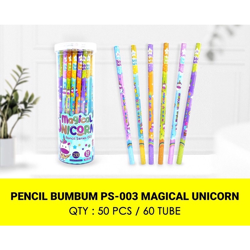 

[12pcs] Pensil BIG bumbum Tabung 2B - 812