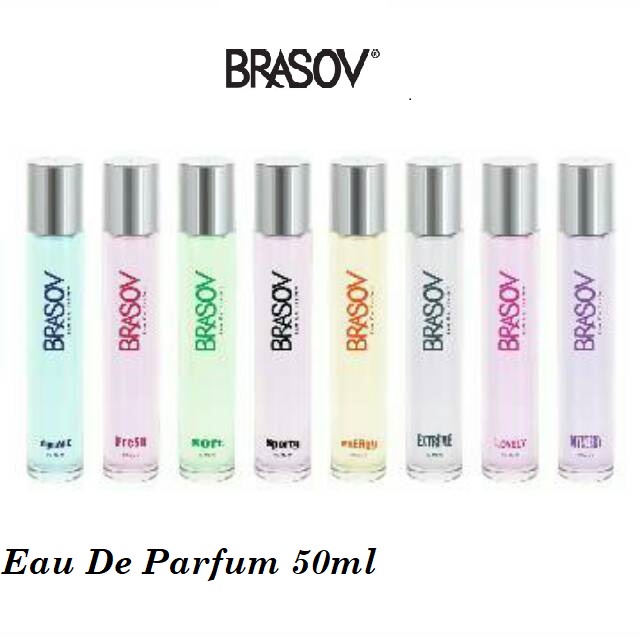 BRASOV Eau De Parfum 50 ml Original Halal BPOM-minyak wangi tubuh (VIC)