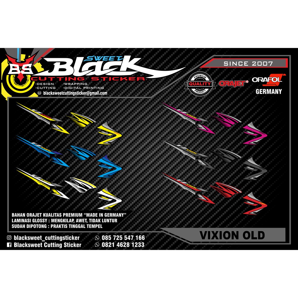 STRIPING VIXION OLD CUSTOM  FZ150i