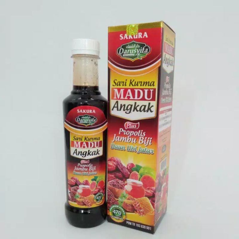 

Madu angkak, madu propolis ekstra jambu biji dan ubi jalar