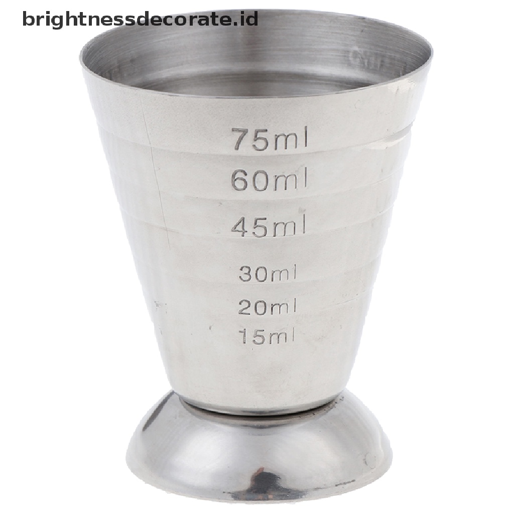 Gelas Ukur Cocktail Bahan Metal Ukuran 75ml Untuk Bar