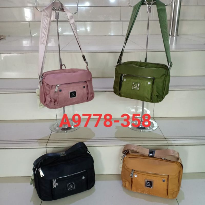 Tas selempang wanita junfa 9778-358 parasut