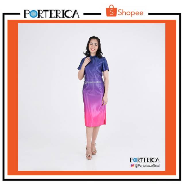 Ombre cheongsam dress