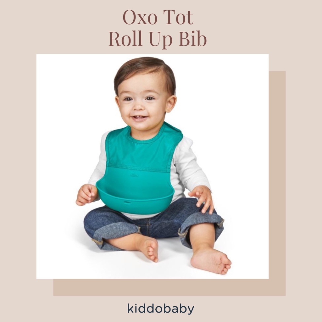 Oxo Tot Roll Up Bib | Celemek Makan