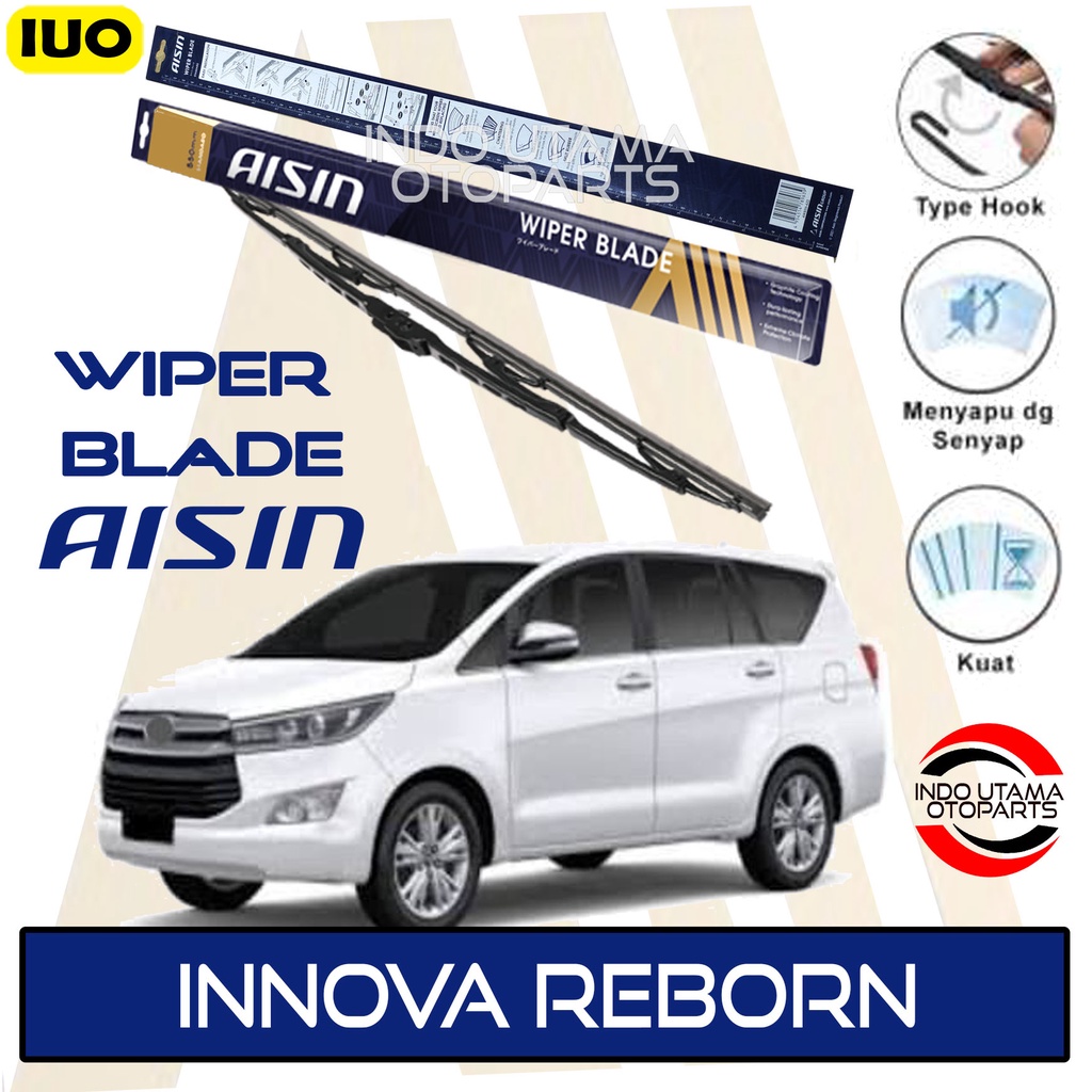 Wiper Mobil Toyota Innova Reborn AISIN Sepasang 16-26&quot; ORIGINAL