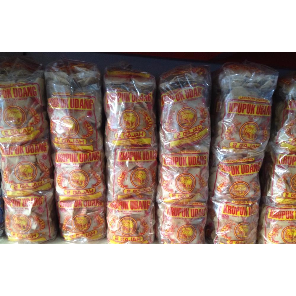 

KERUPUK UDANG CAP 2 GAJAH 1 BALL