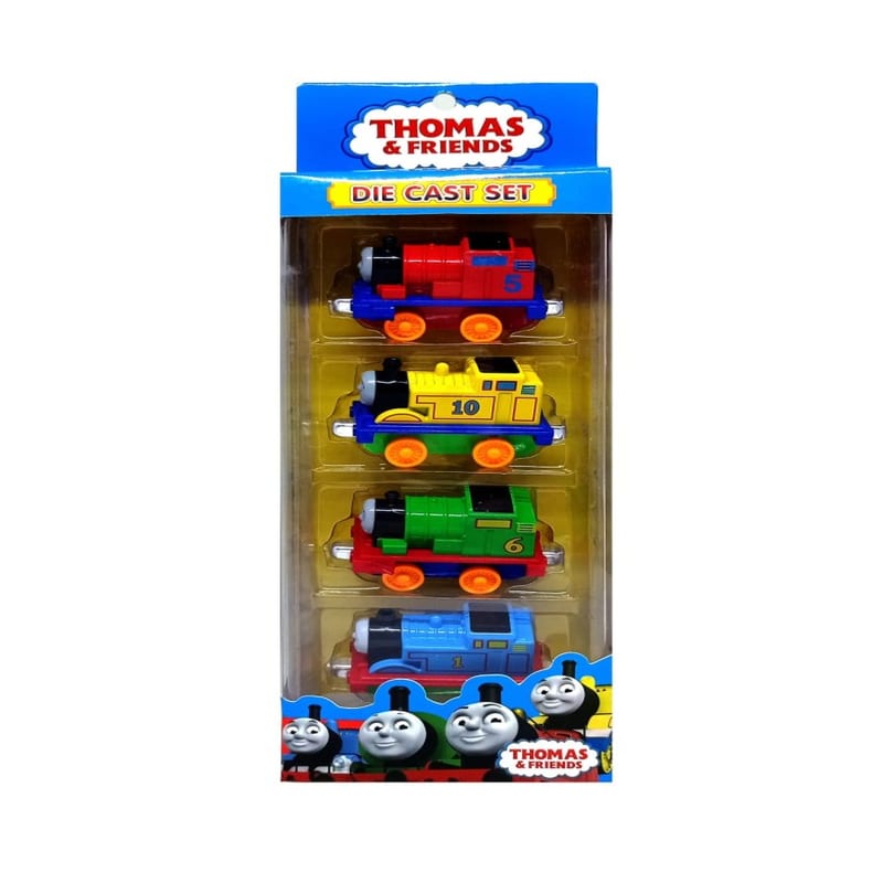 Thomas & Friends Die Cast Set 4 Kereta Besi Magnet
