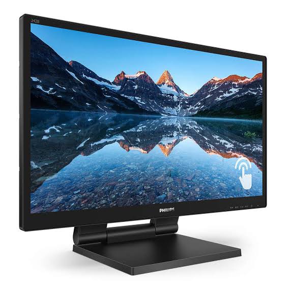 MONITOR LED PHILIPS 23.8&quot; TOUCHSCREEN 242B9T RESOLUSI 1920 x 1080