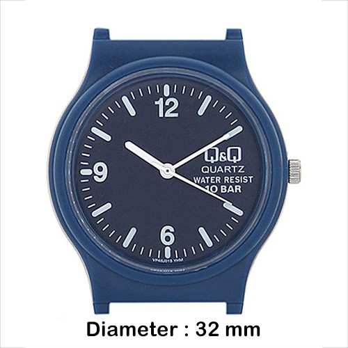 Q&amp;Q QNQ QQ Original Jam Tangan Analog UniSex - qq ori VP46J Series - Karet Anti Air