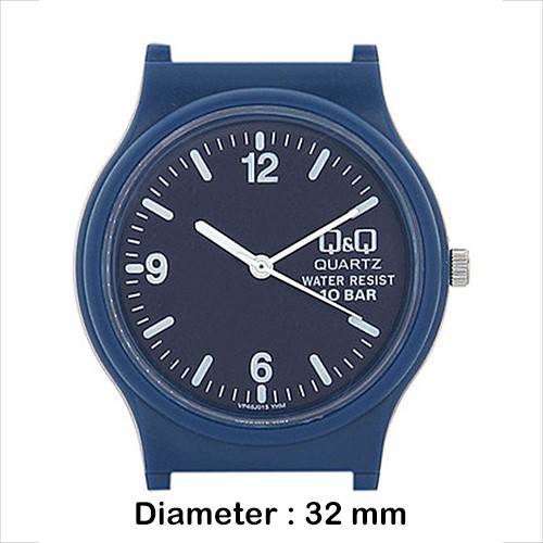 Q&amp;Q QNQ QQ Original Jam Tangan Analog UniSex - qq ori VP46J Series - Karet Anti Air