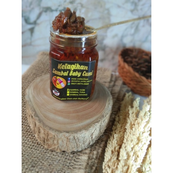 

Ketagihan Sambal baby cumi by Mee collection ( khusus chek out paket 100.000)