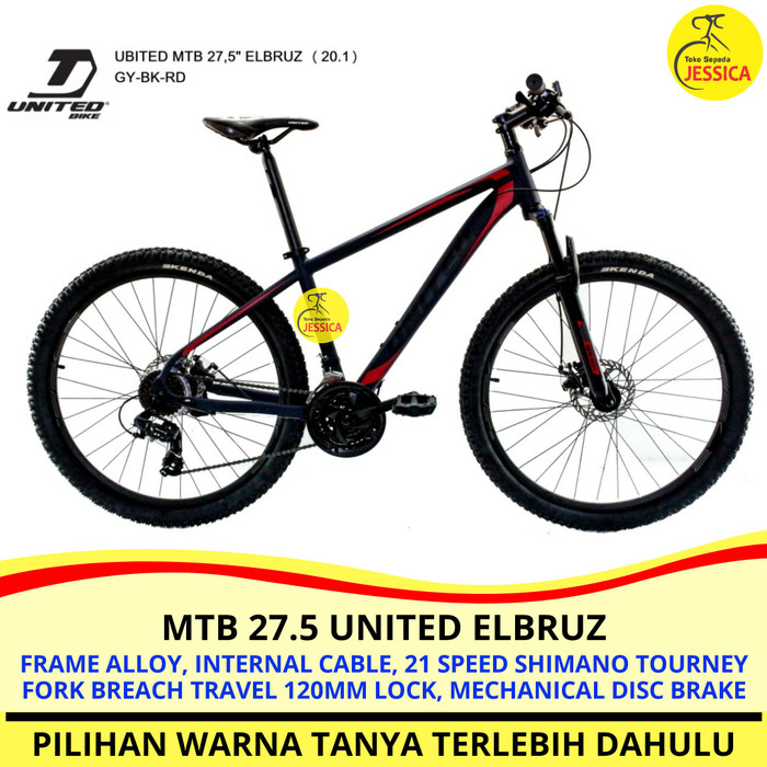 Sepeda Gunung MTB 27.5 United Elbruz