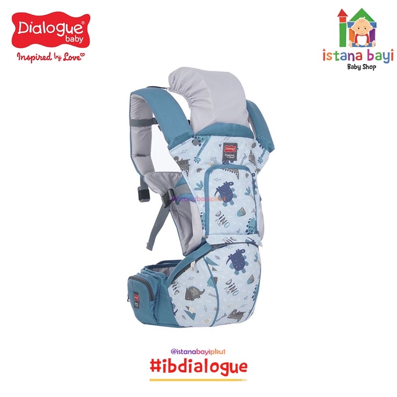 Dialogue Hipseat 10in1 Dino Fun Series - Gendongan Bayi DGG4254