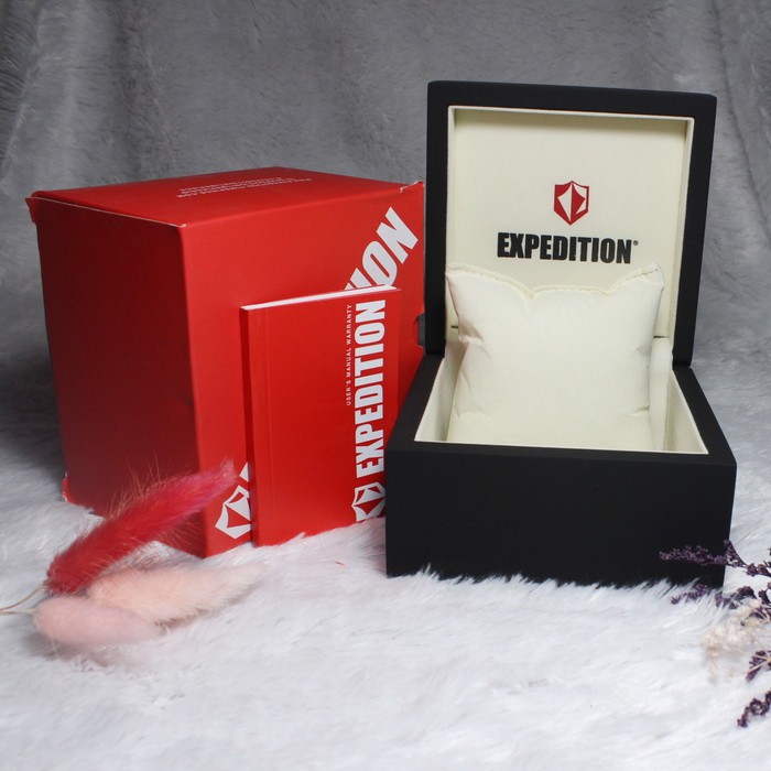 ORIGINAL Jam Tangan Pria Expedition E 6757 / E6757 Garansi Resmi 1 Tahun -  Stainless