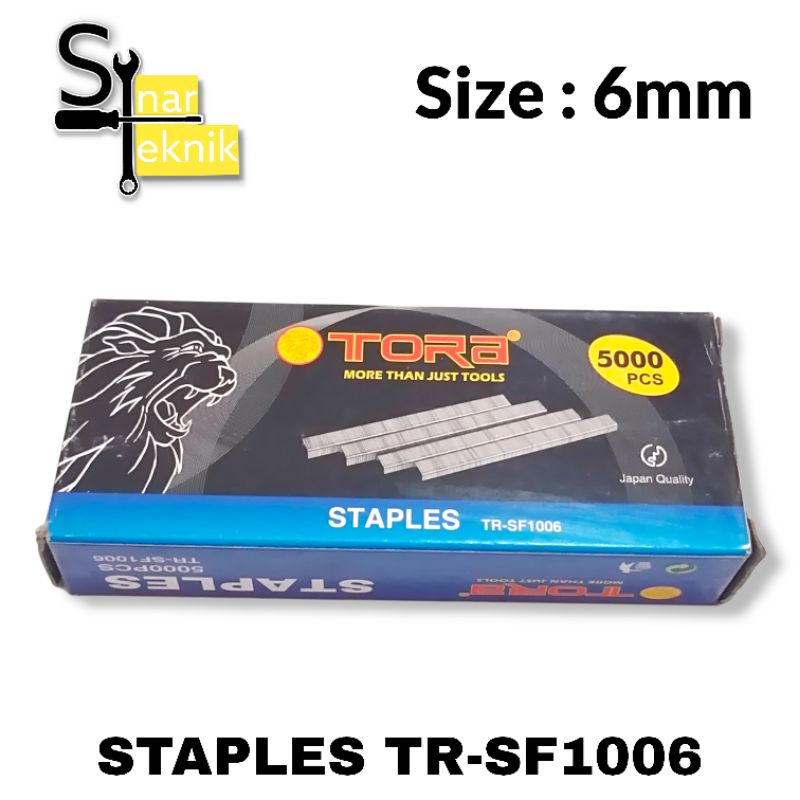 

Isi Staples gun satples gun / Refill refil isi Staples Stapler 6mm TR-SF1006 5000pcs