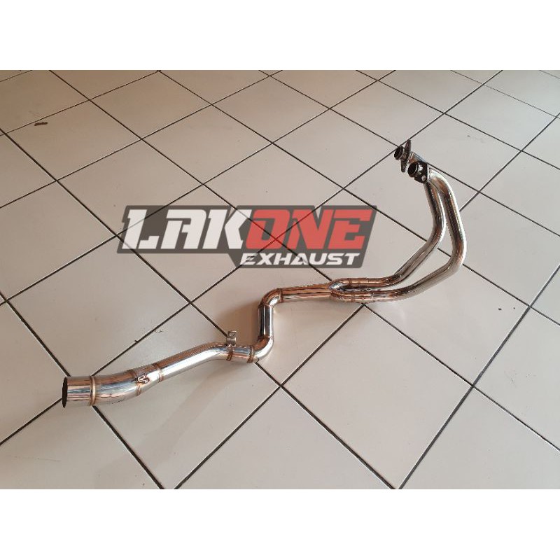 HEADER FULLSYSTEM LEHERAN NINJA 250fi z250 n250FI 250R STAINLESS LEKUKAN BENDING MODEL ORIGINAL ORI