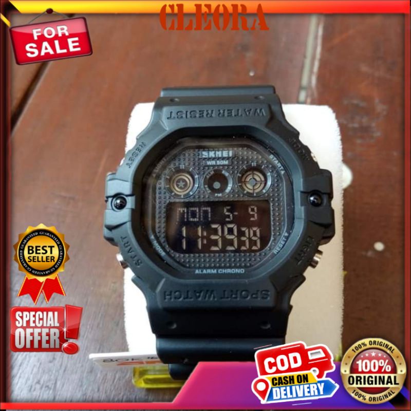 Arloji Jam Tangan Pria SKMEI New Digital Anti Air Arloji Jm Tangan Original Jam Tangan Anti Air Hita