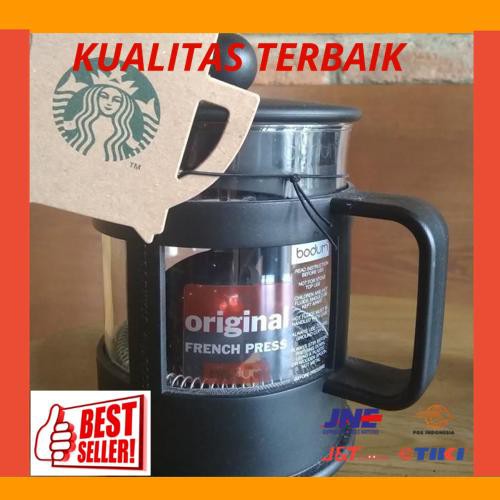 Promo Starbucks Coffee Press by Bodum Bundle free Biji Kopi Starbucks