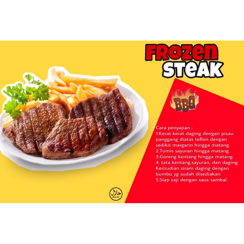

frozen steak